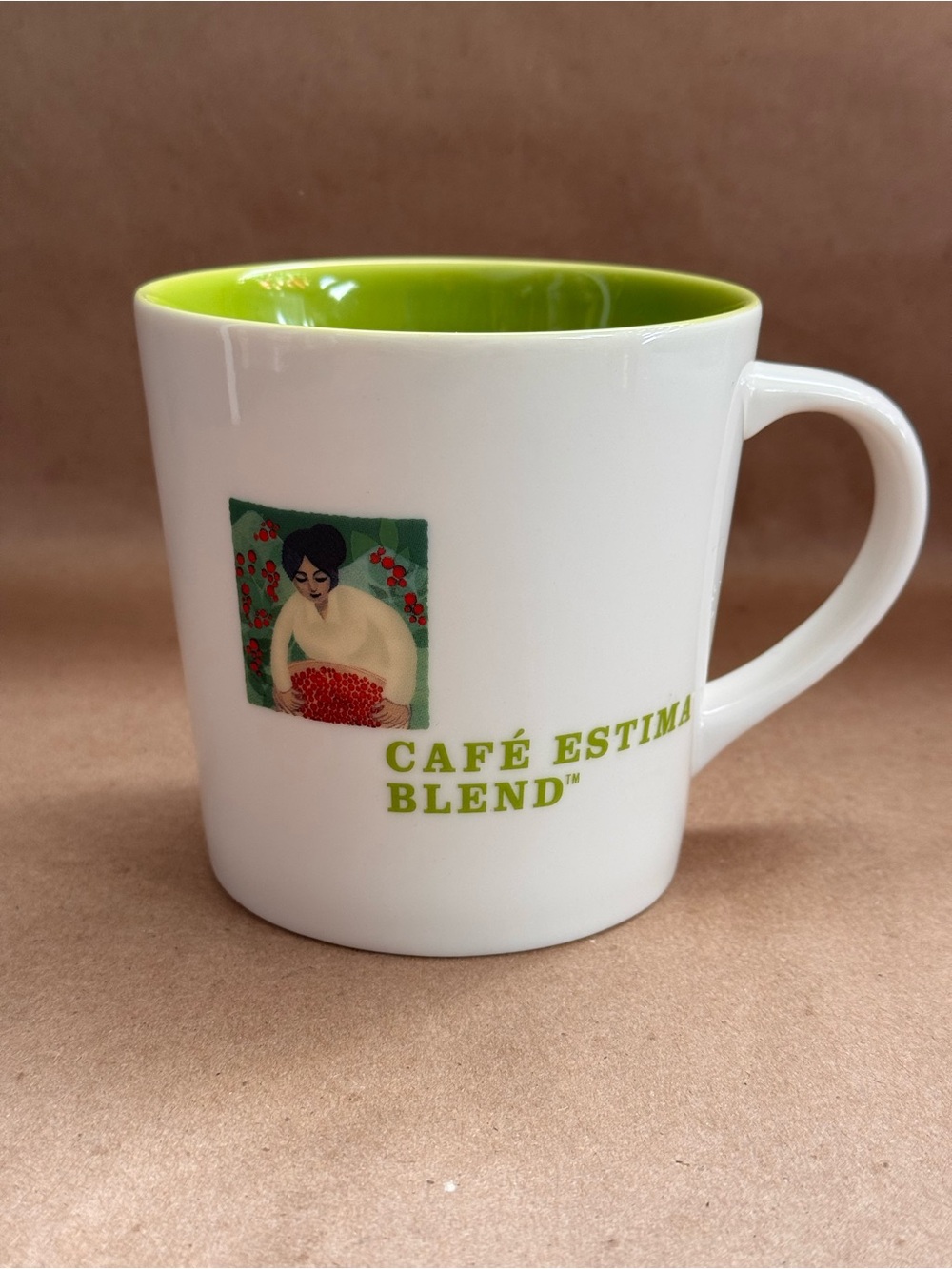 Starbucks 2005 Cafe Estima Blend 16 fl oz Coffee Mug.
